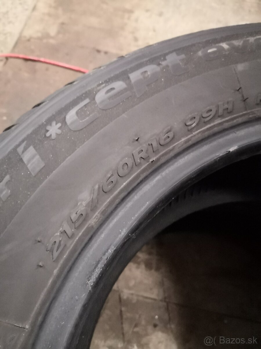 Predám zimné pneumatiky 215/60 R16 - 2