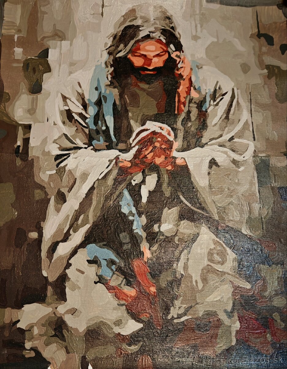 Mix obrazov akrylovými farbami - 2