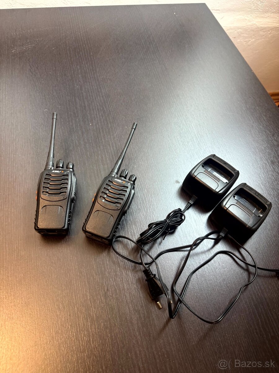 Vysielačky KSU7 s dosahom až do 3km - 2