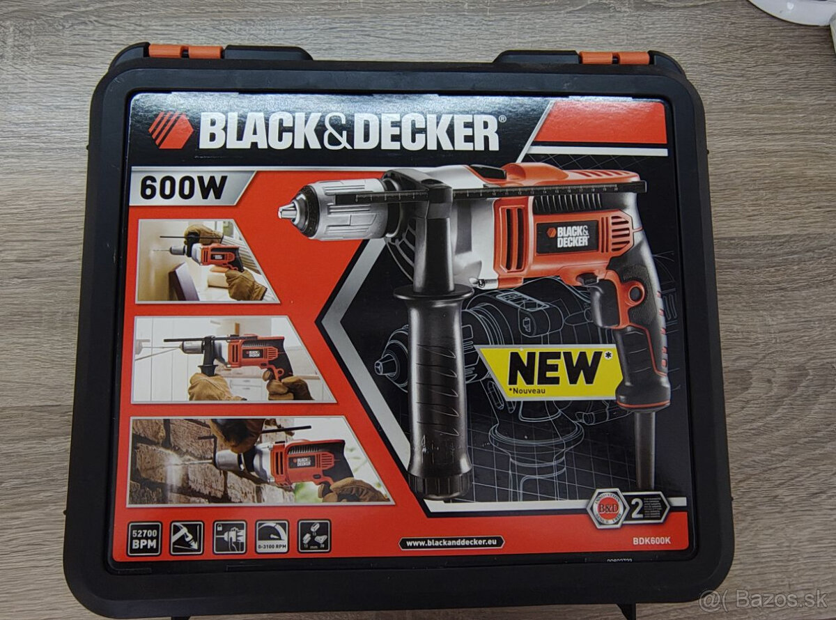 Priklepova vrtacka Black&Decker BDK600K - 2