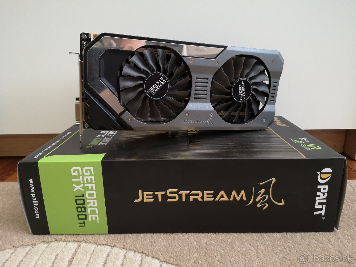Predám Palit GeForce GTX 1080 Ti JetStream 11GB - 2