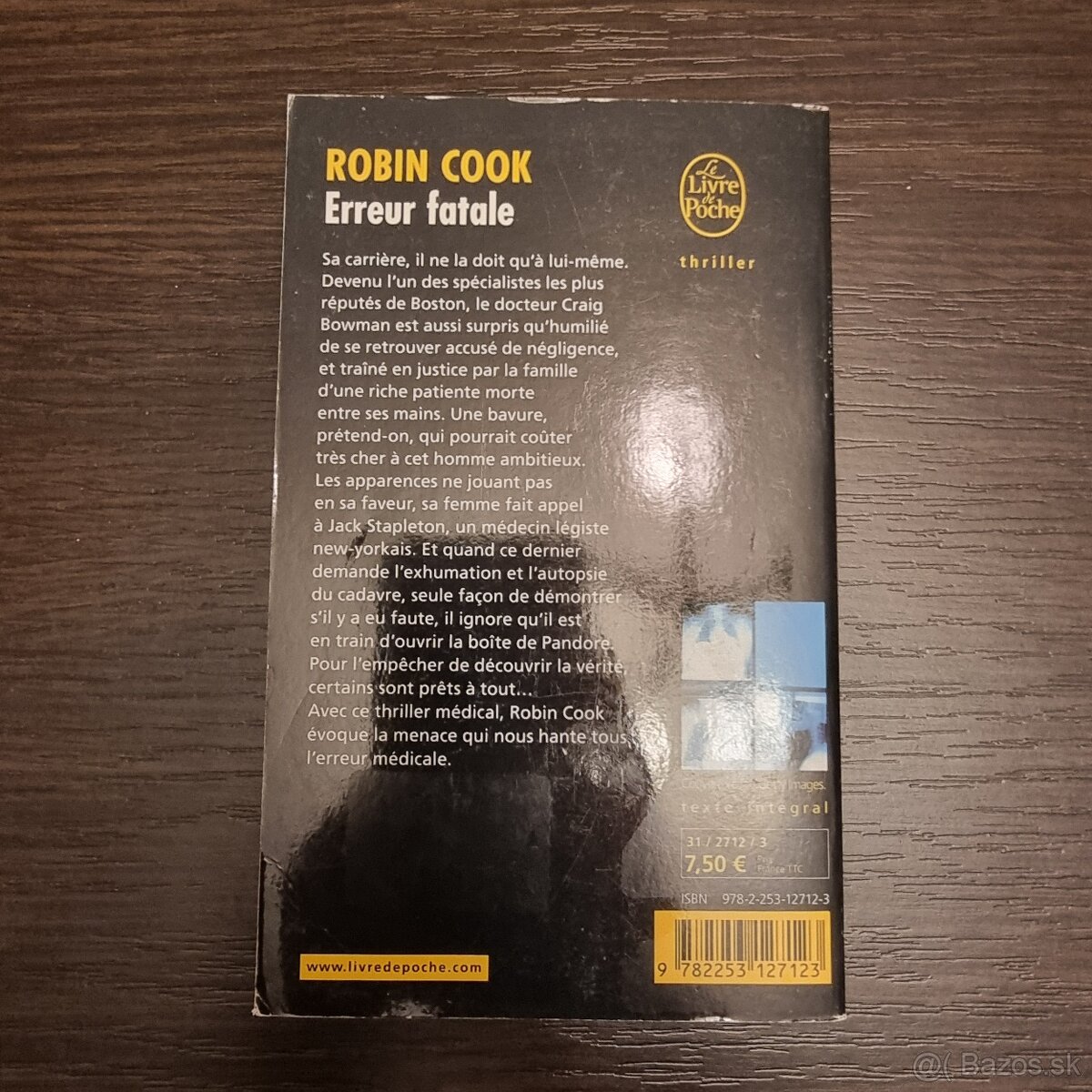 3x Robin Cook (francúzsky) - 2