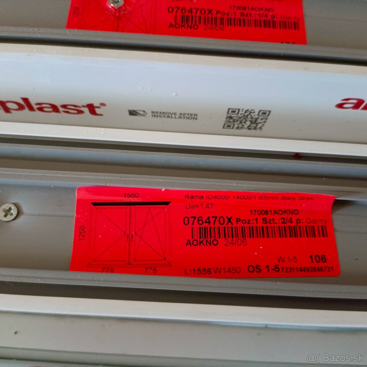 Predám plastové okná čisto nové - 2