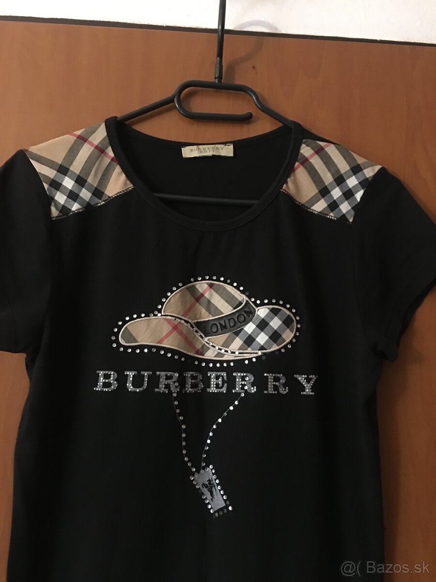 BURBERRY originál dámske tricko S - 2