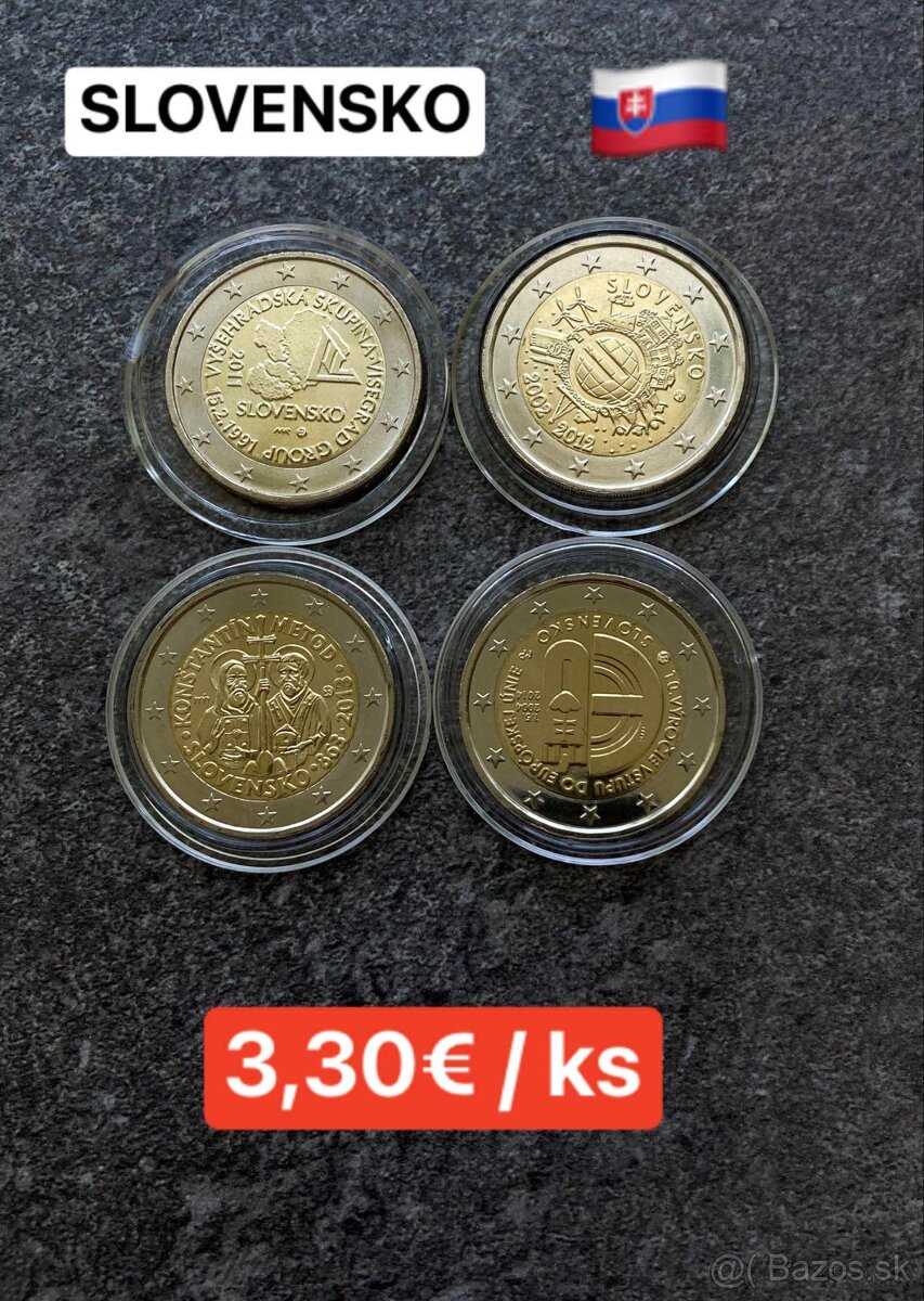 2 eurové mince Slovensko - 2