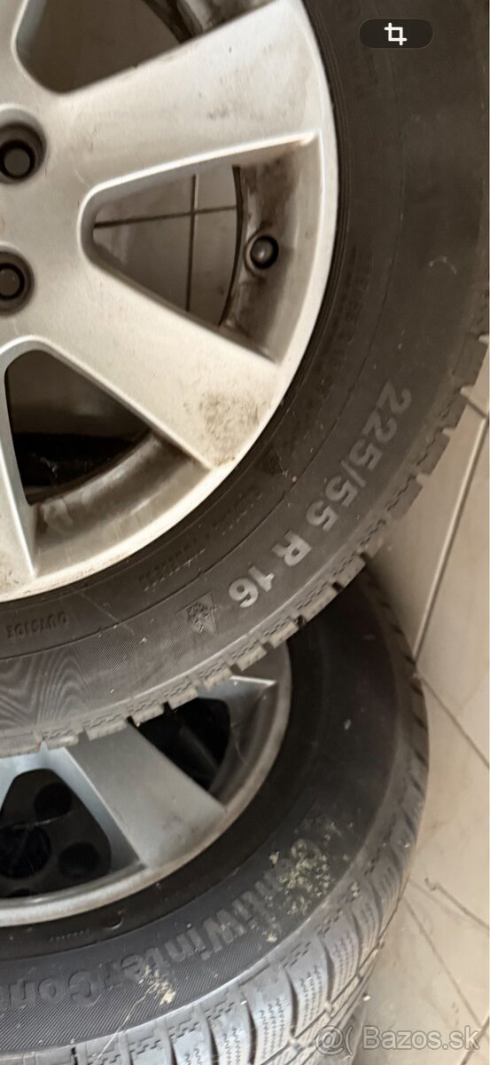 Sada borbet elektróny+pneu continental - 2