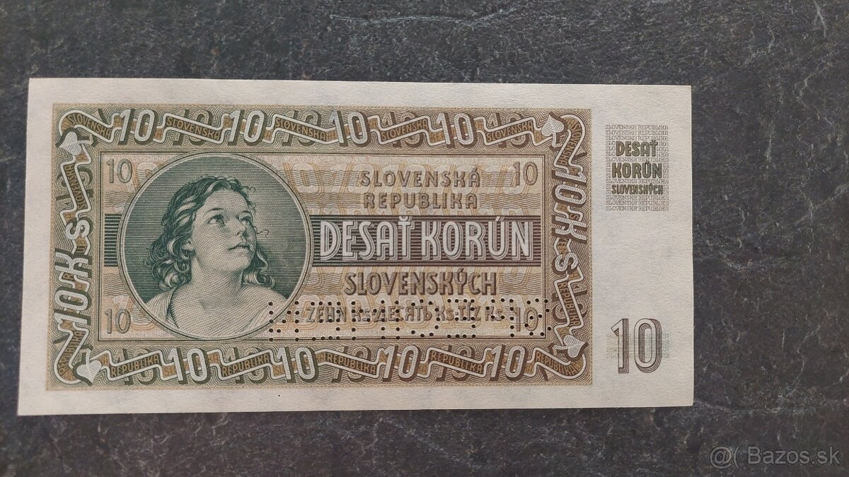 10 Ks 1939, stav N (UNC) - 2