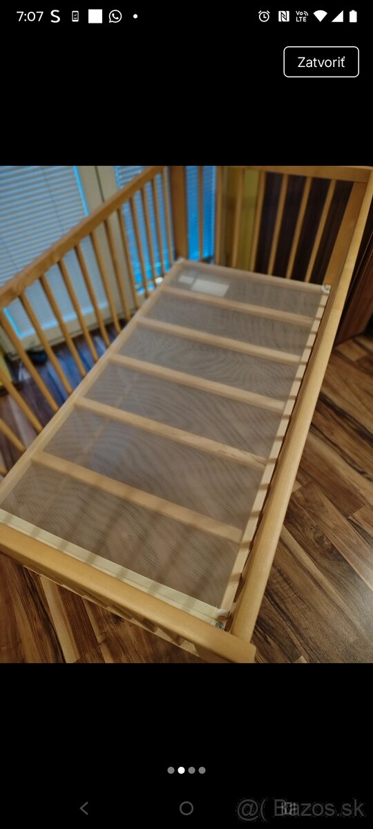 Postieľka s matracom - 2