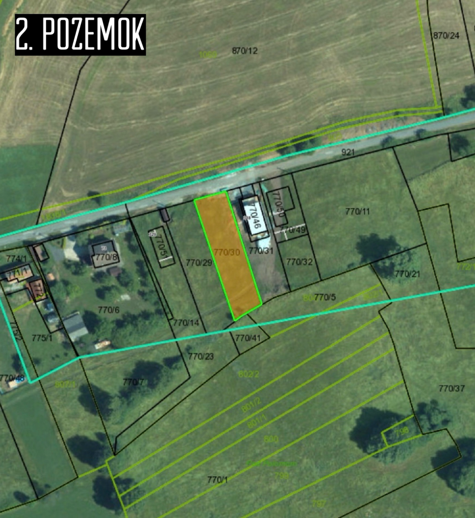 Na predaj stavebné pozemky v obci Klokoč - znížená cena - 2