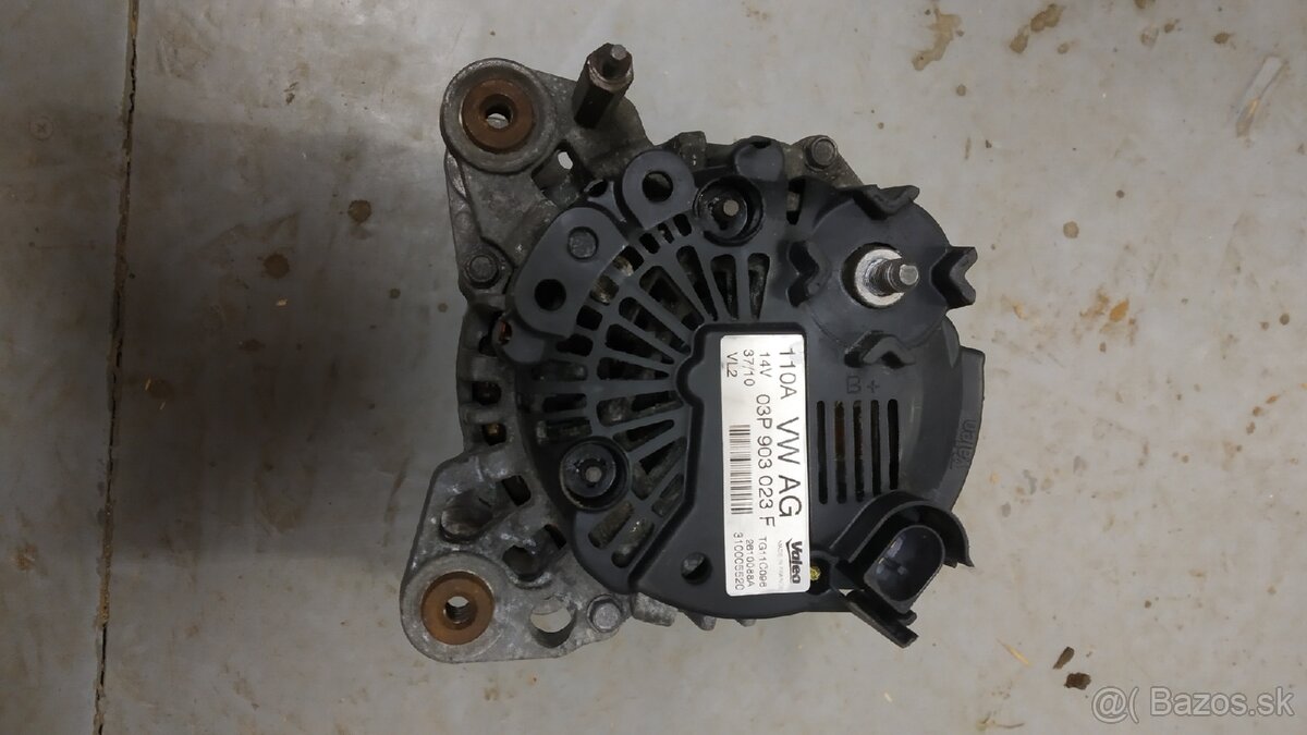Alternator Valeo 110A, 03P 903 023 F , Skoda, VW, Seat - 2