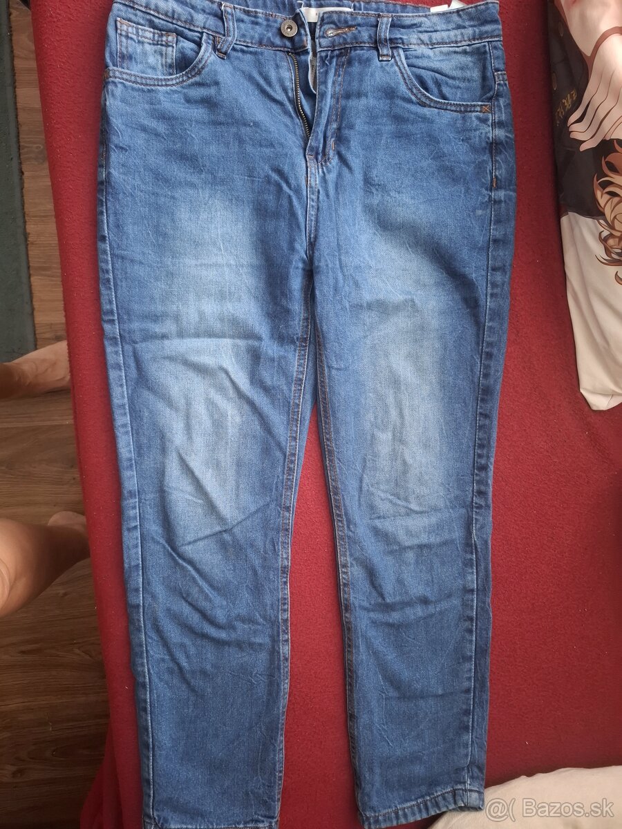 Chlapčenská zateplené nohavice 158 - 2