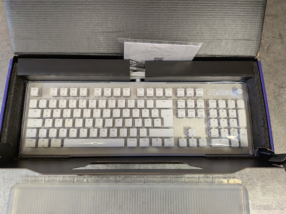 Turtle Beach Vulcan II Max White - herná klávesnica - 2