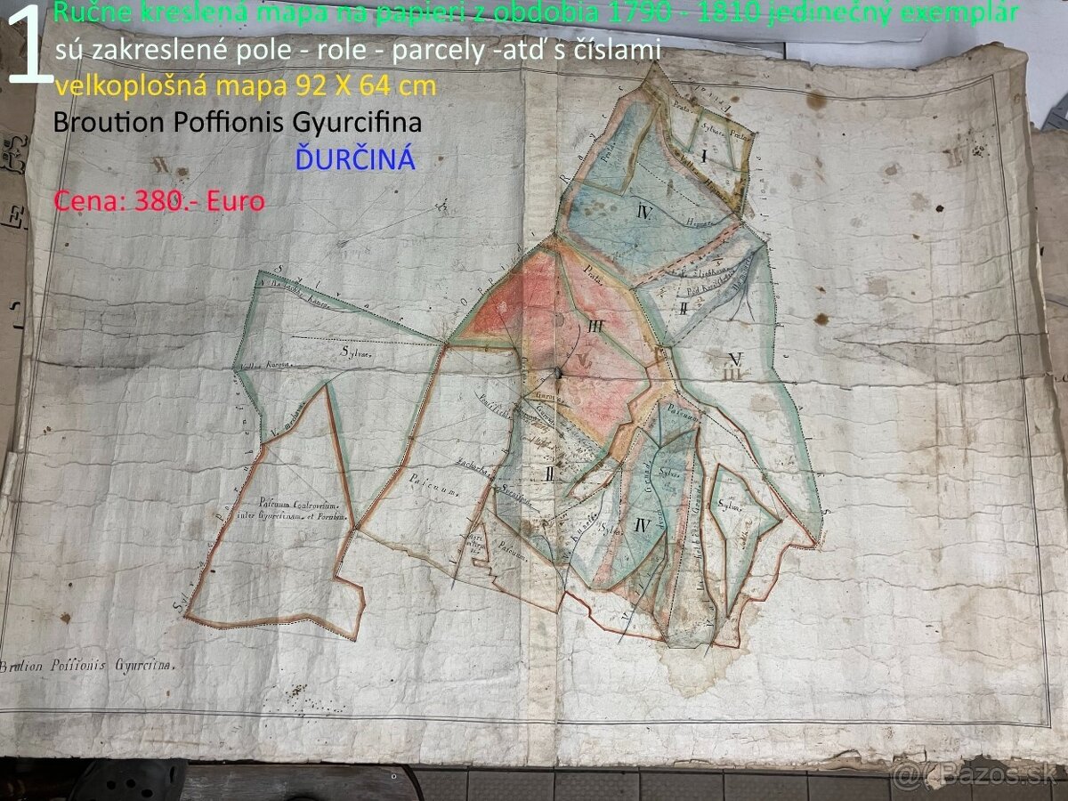 Unikátne mapy okolie Žiliny 1790 - 1810 - 2