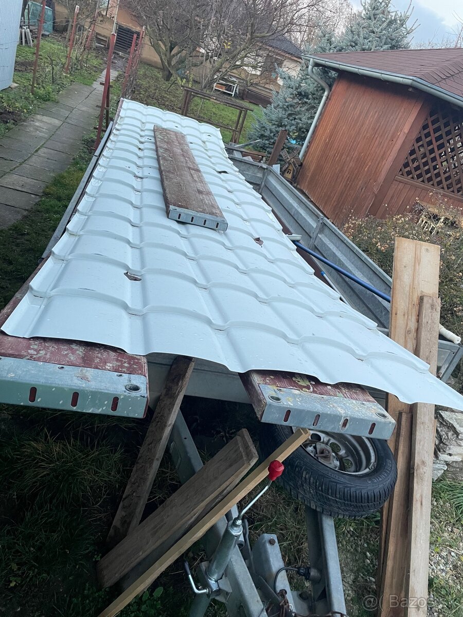 Strešný plech Maslen Škrydlplech červený - 2