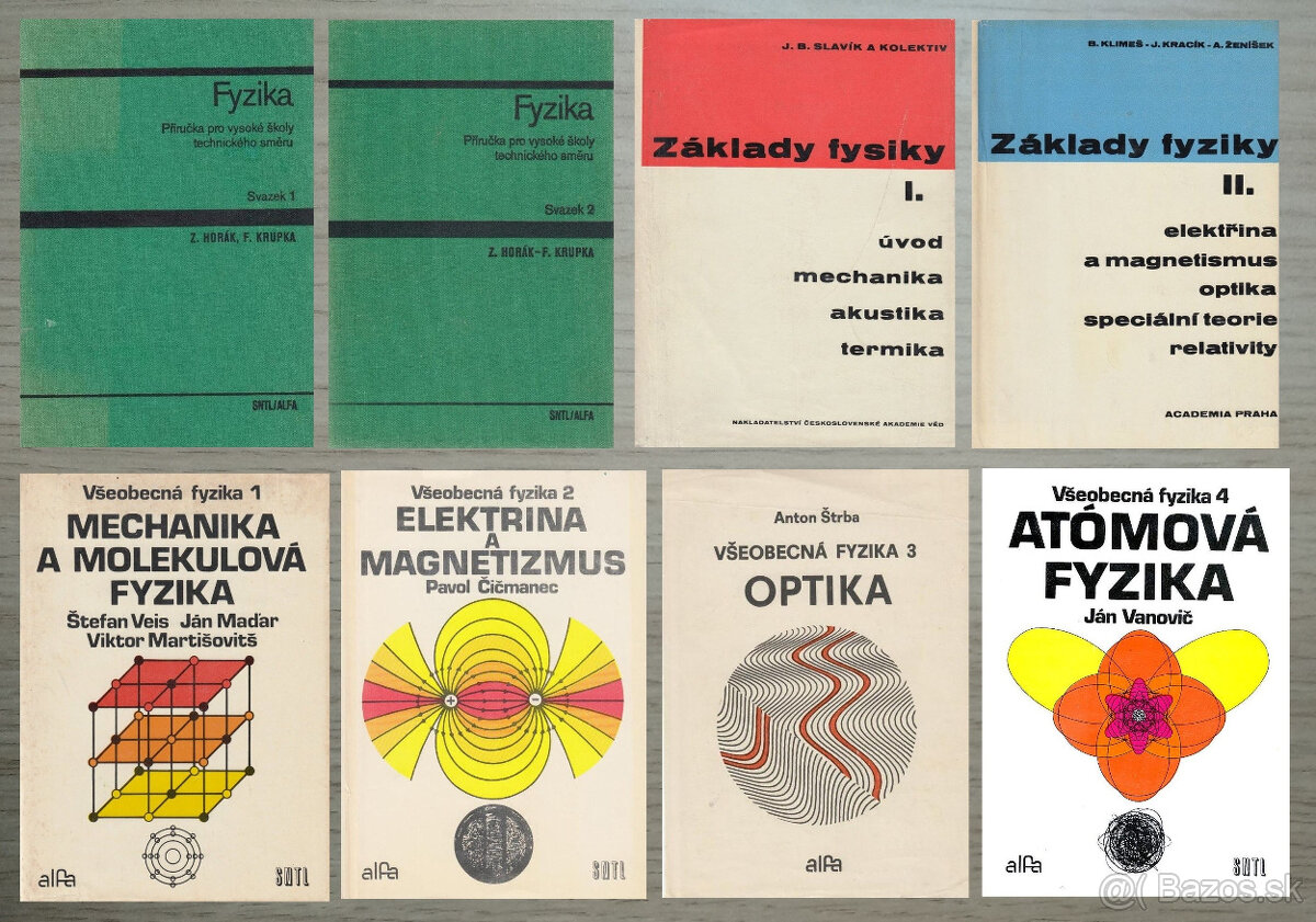 Fyzika, vysokoškolské učebnice - 2