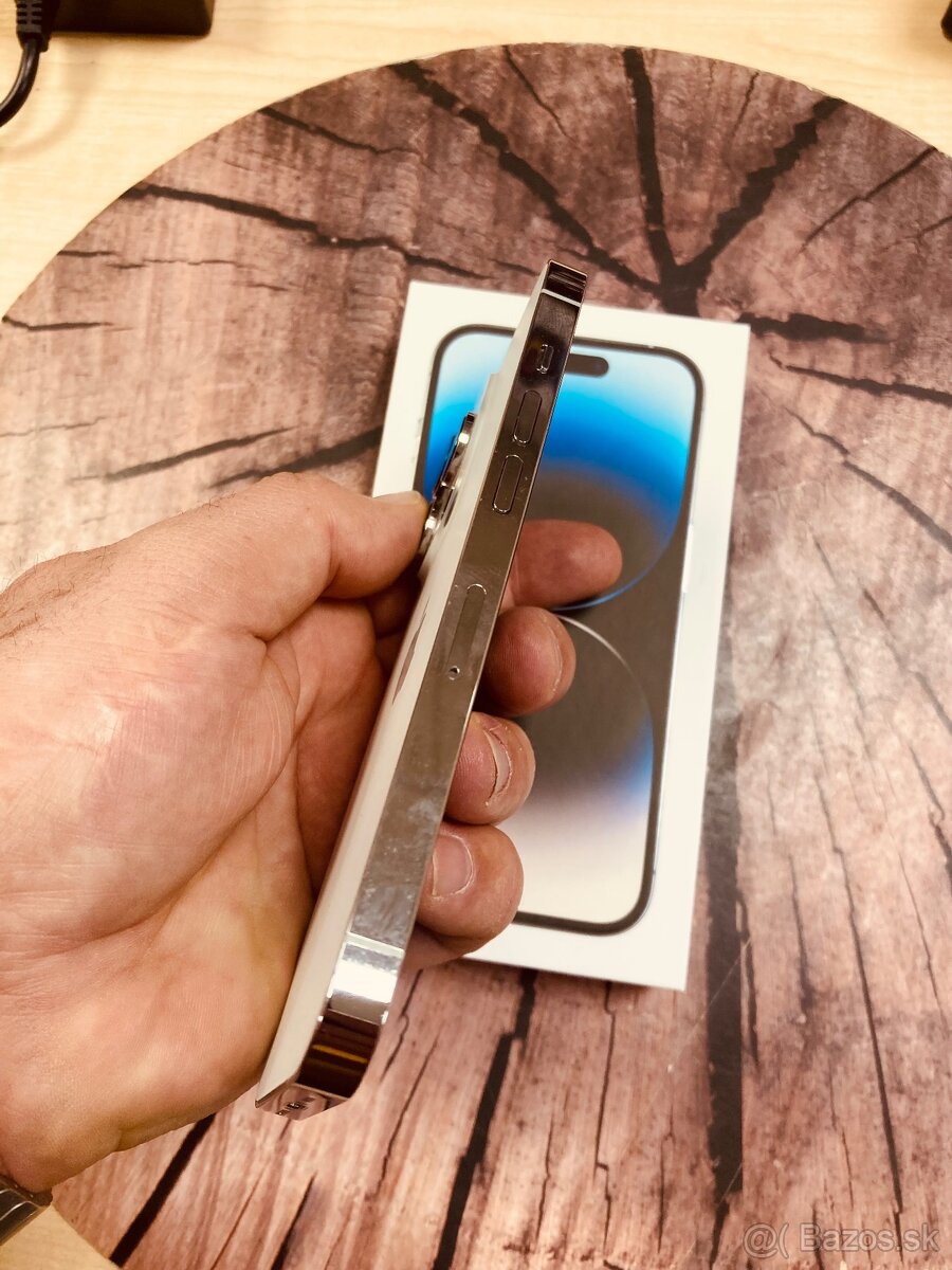 iPhone 14 pro 128 Sillver batéria 87% nádherný top stav - 2