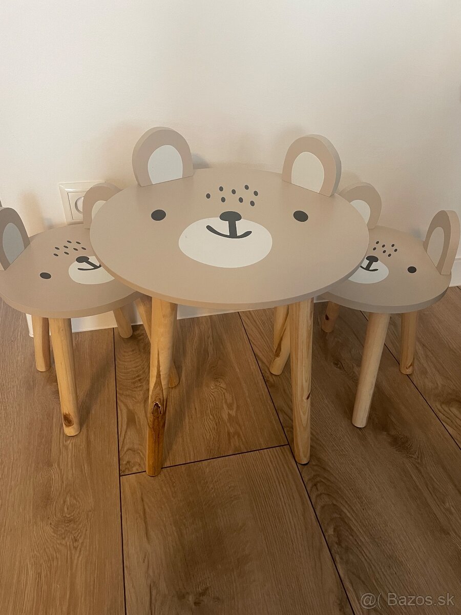 Detský stôl a stoličky - 2