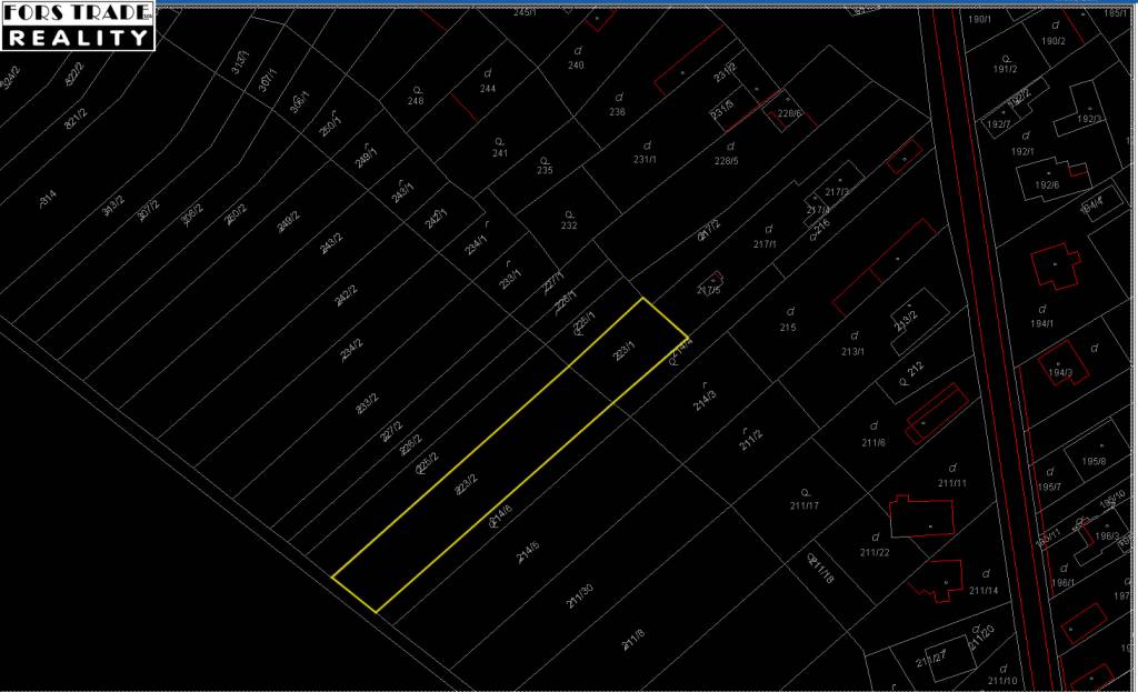 Predám pozemok v Mostovej - 2244m2 - 2