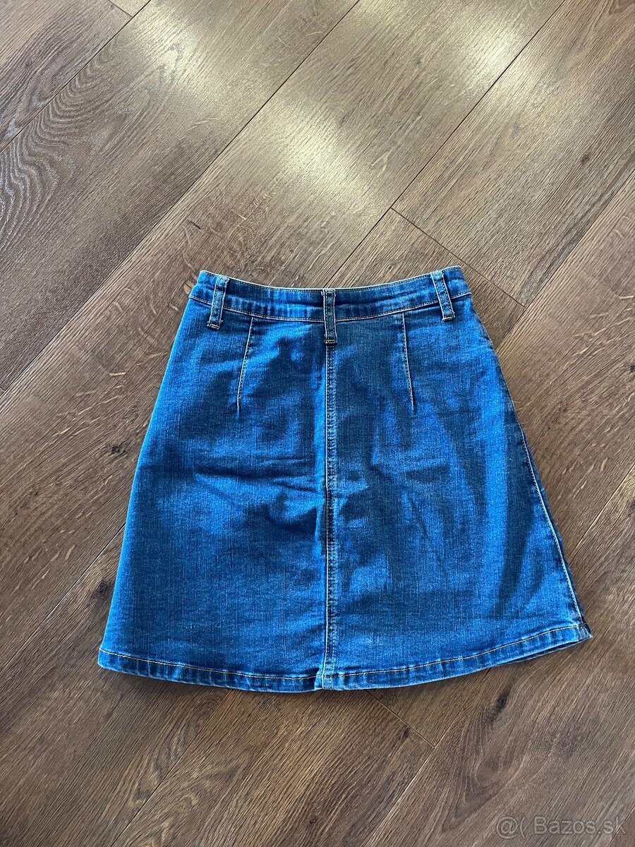 Riflová sukňa XS - 2