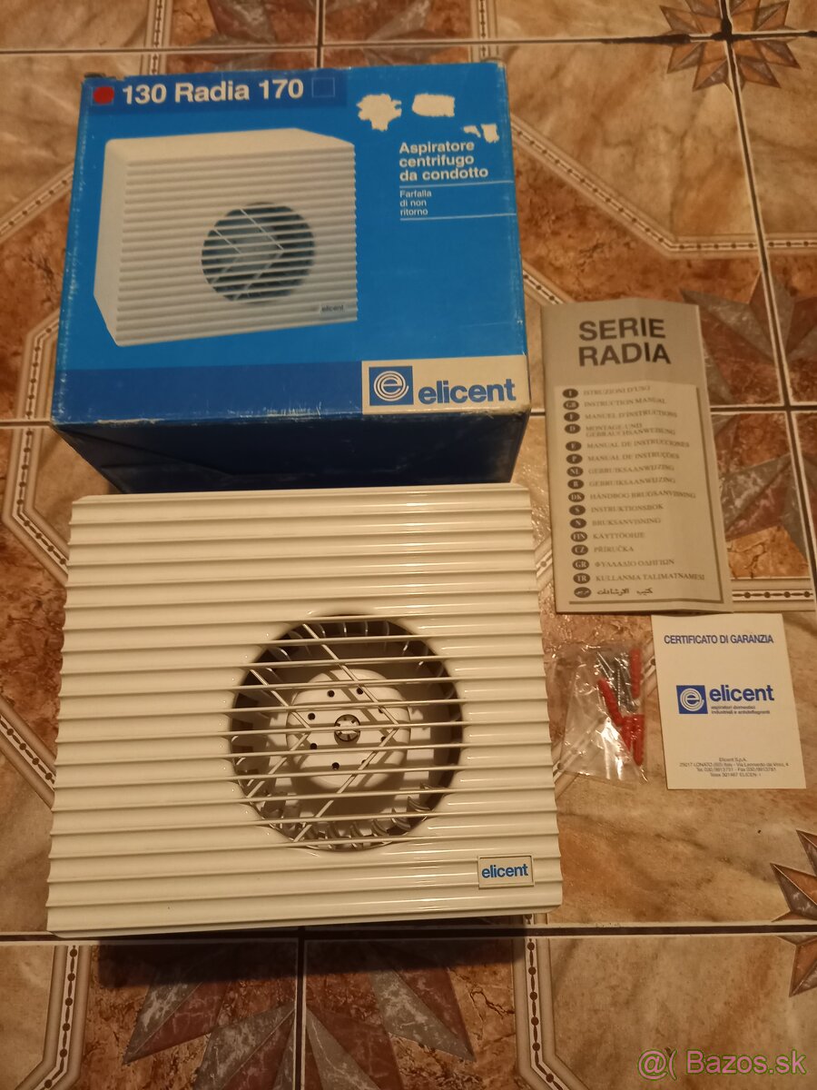 Ventilátor do kupeľne,kuchyne nový - 2