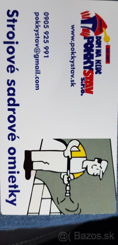 strojové sadrové omietky - 2