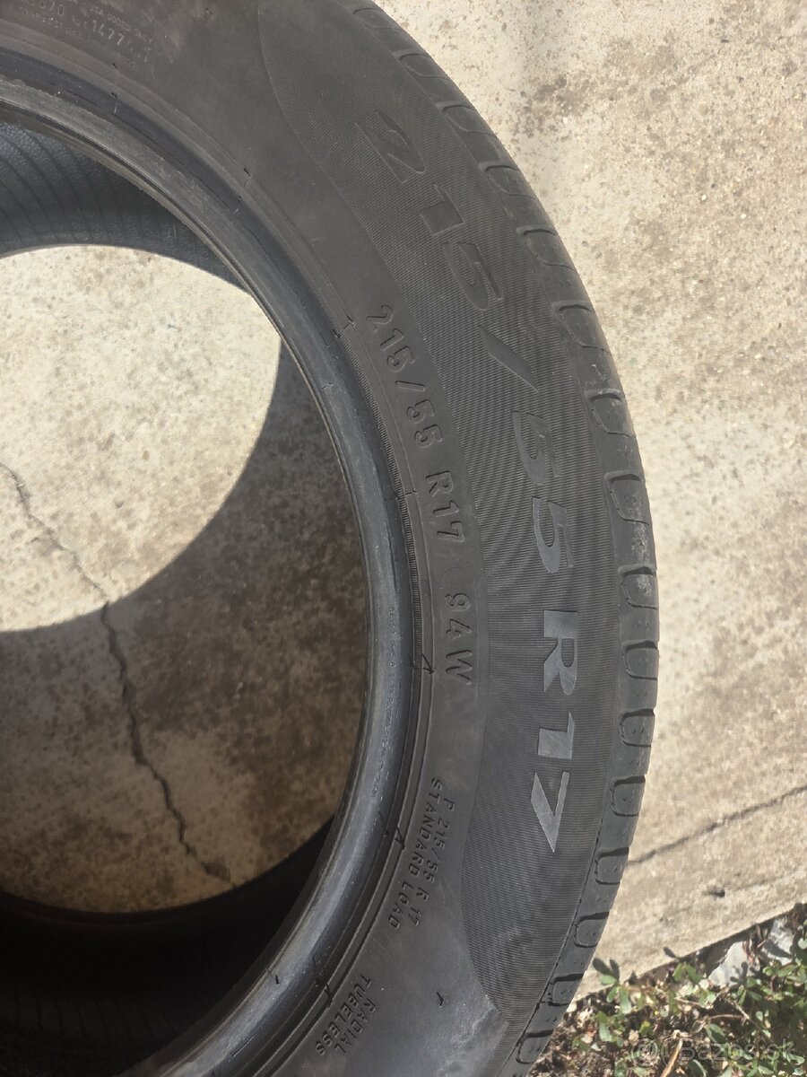 215/55 R17 Pirelli - 2