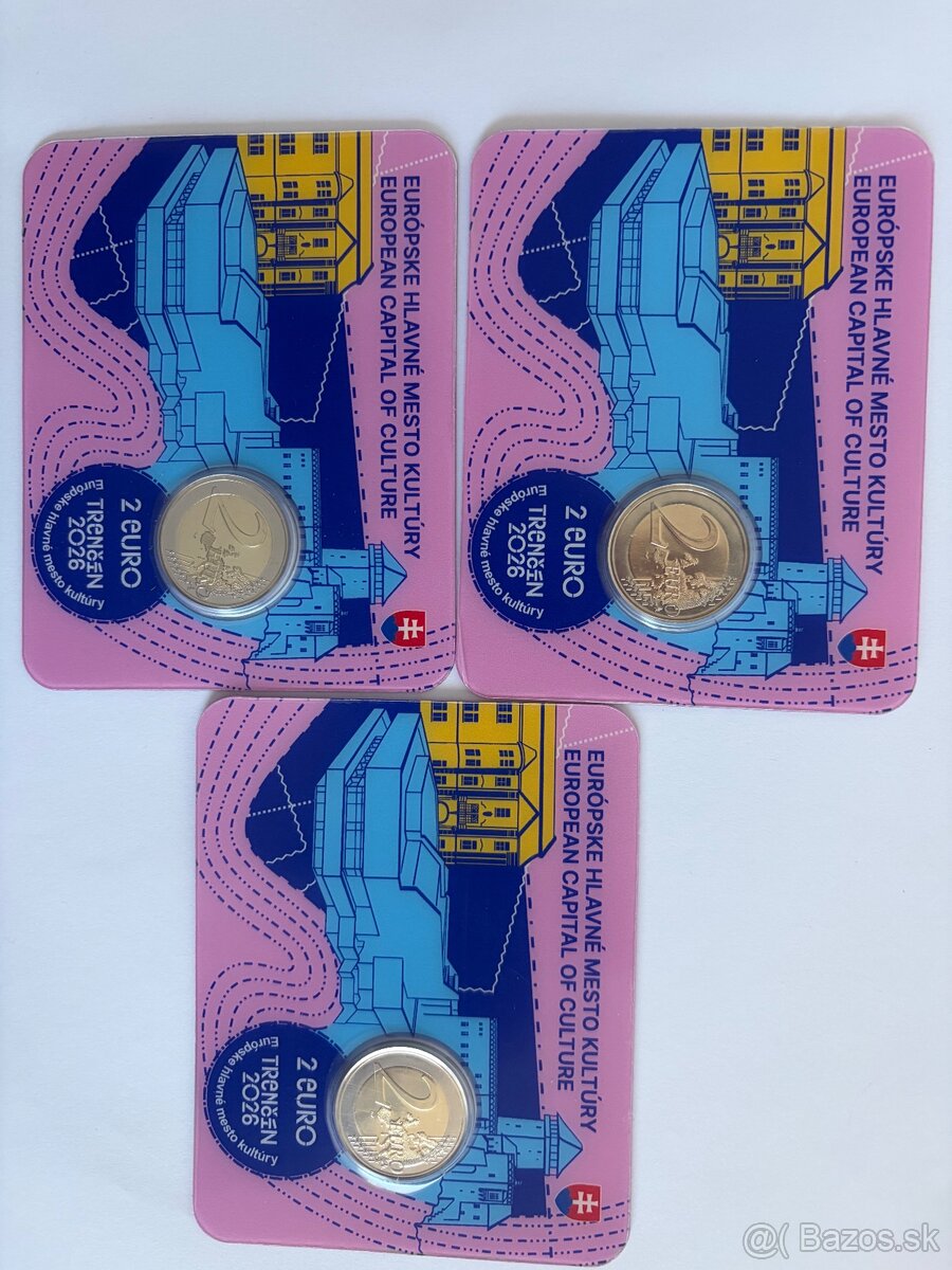 2€ (2026) coincard - Trenčín - 2