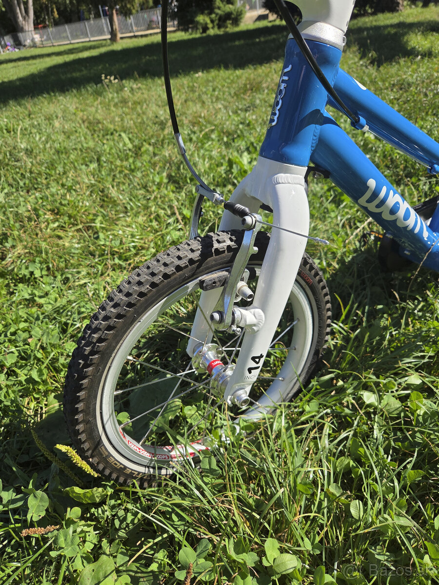 Woom 2 modrý + helma (S) modrá - 2