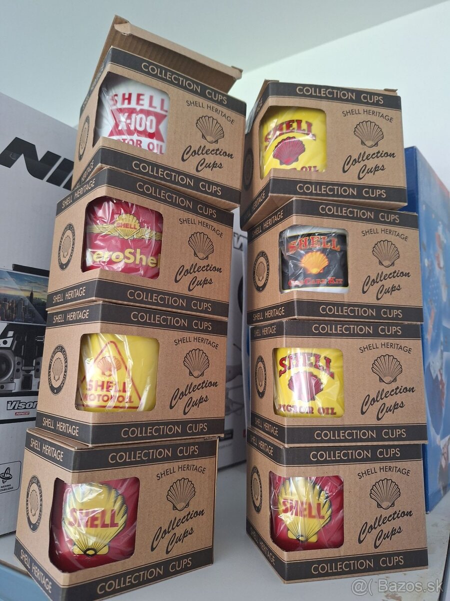 Hrnceky Shell keramicke historicka RETRO zbierka - 2