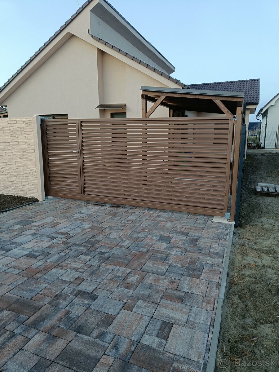 Brány,kovovýroba,zábradlia, prístrešky - 2