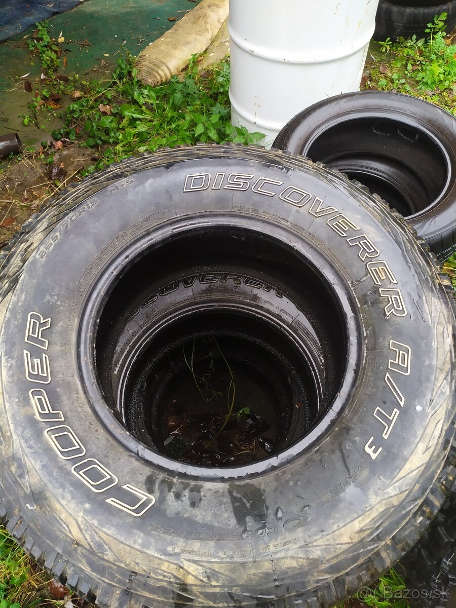 4ks 265/70 r15 celoročne pneumatiky Cooper - 2