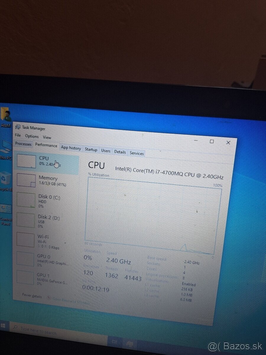 Predám notebook Toshiba - 2