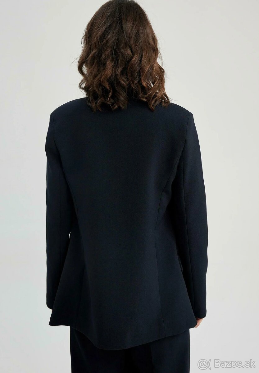 tmavomodré sako S - nové - 2