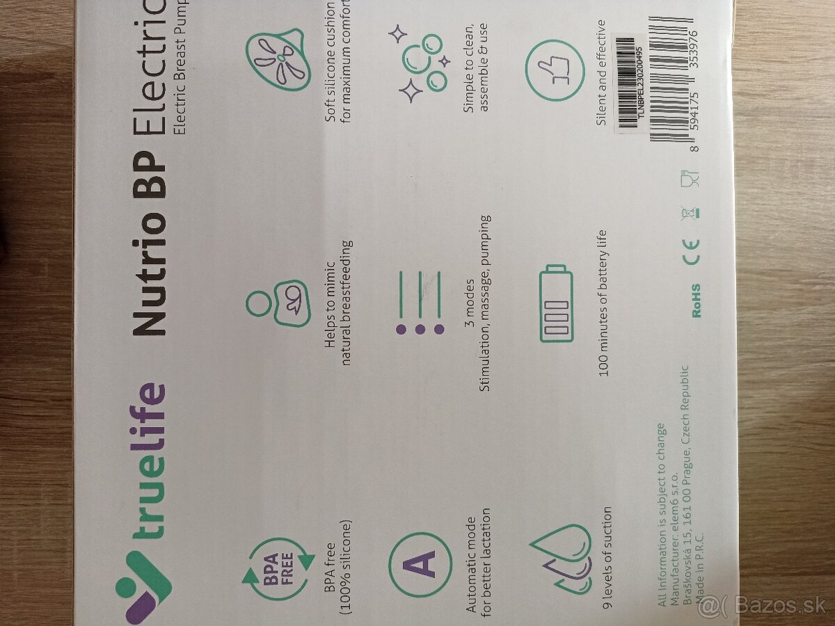 Elektrická odsávačka mlieka Truelife - 2