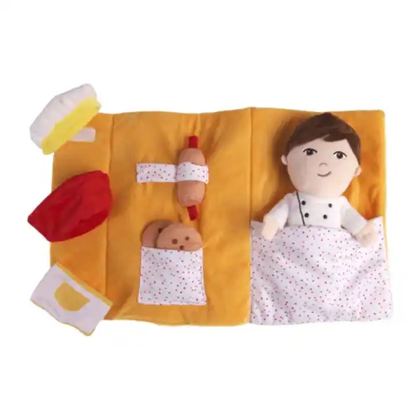 Plyšová bábika s doplnkami - 2