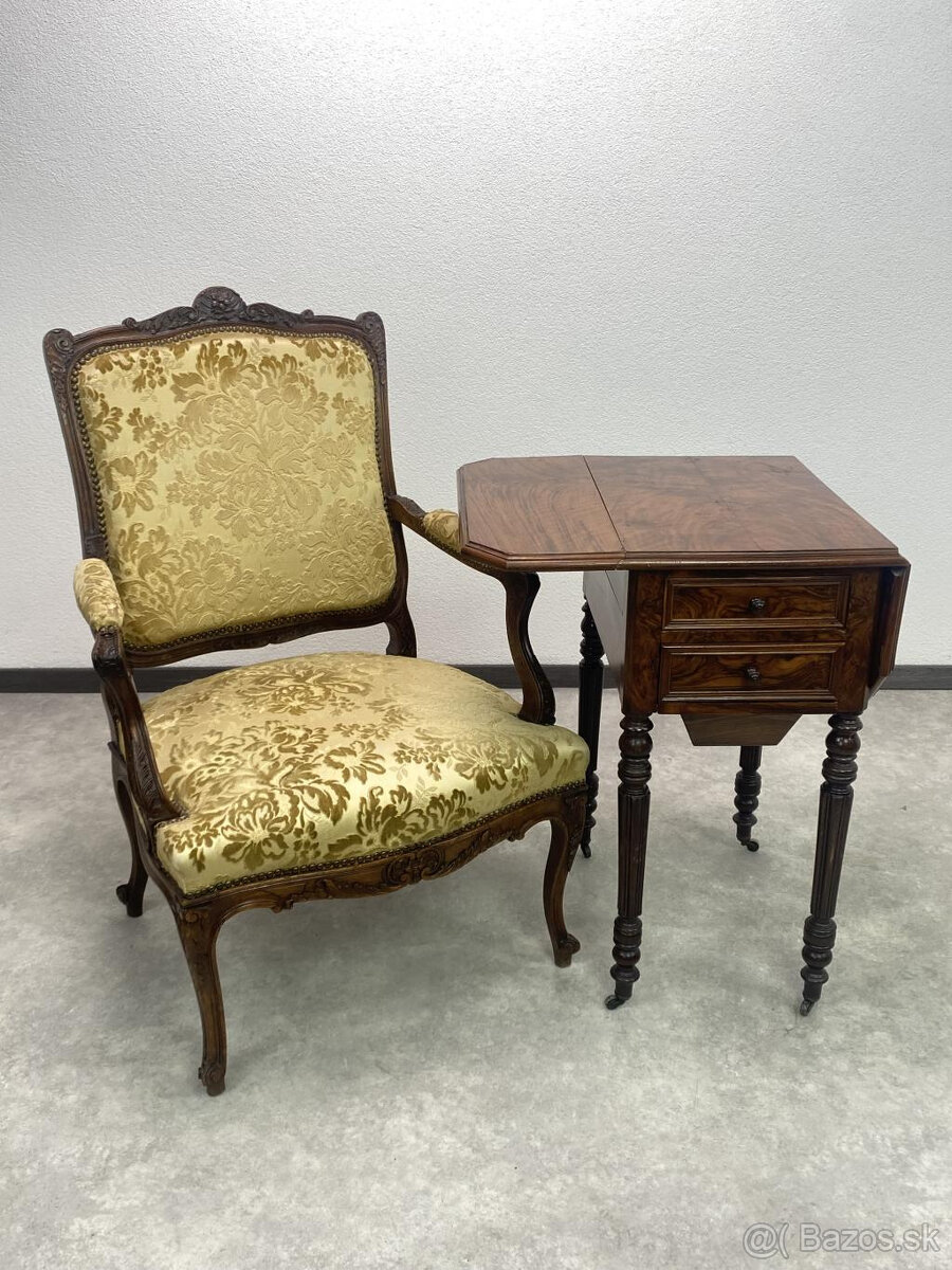 honosné rokokové kresielka 1900 - 2