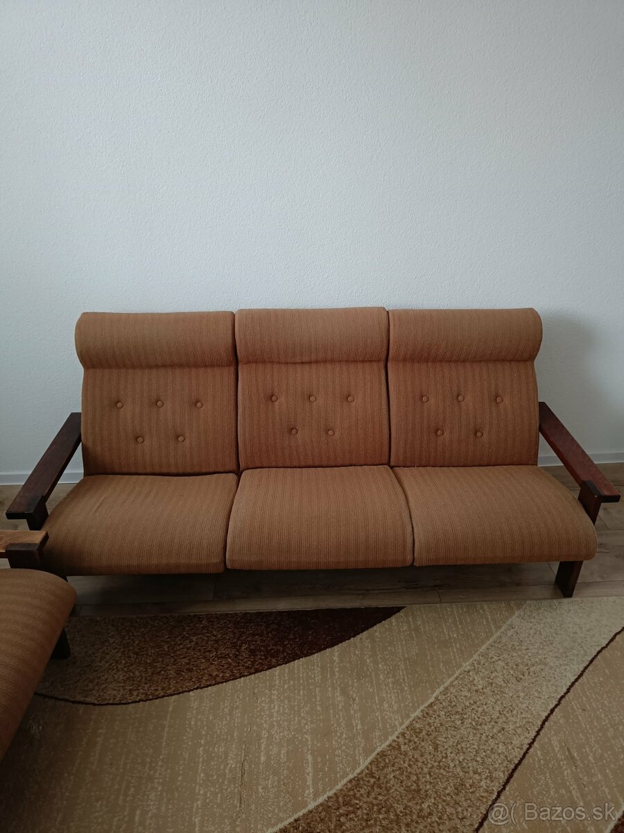 Retro gauč a kreslá - 2