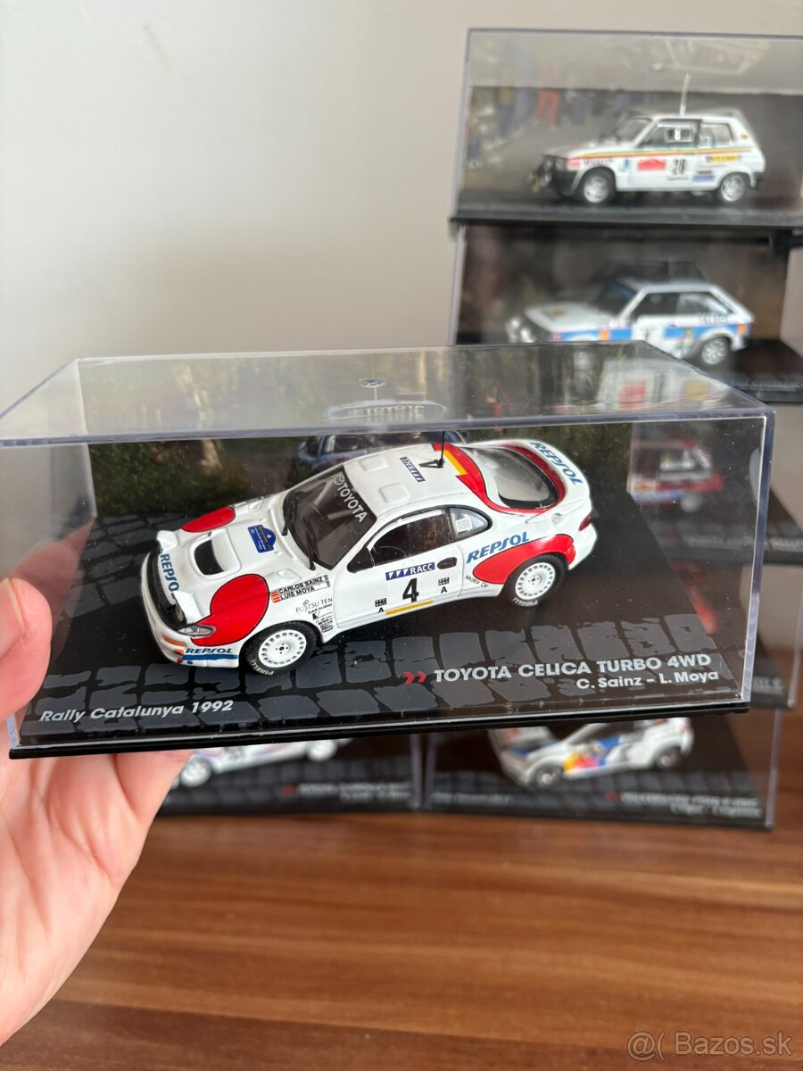 Rally modely v mierke 1:43 - zberateľské - 2