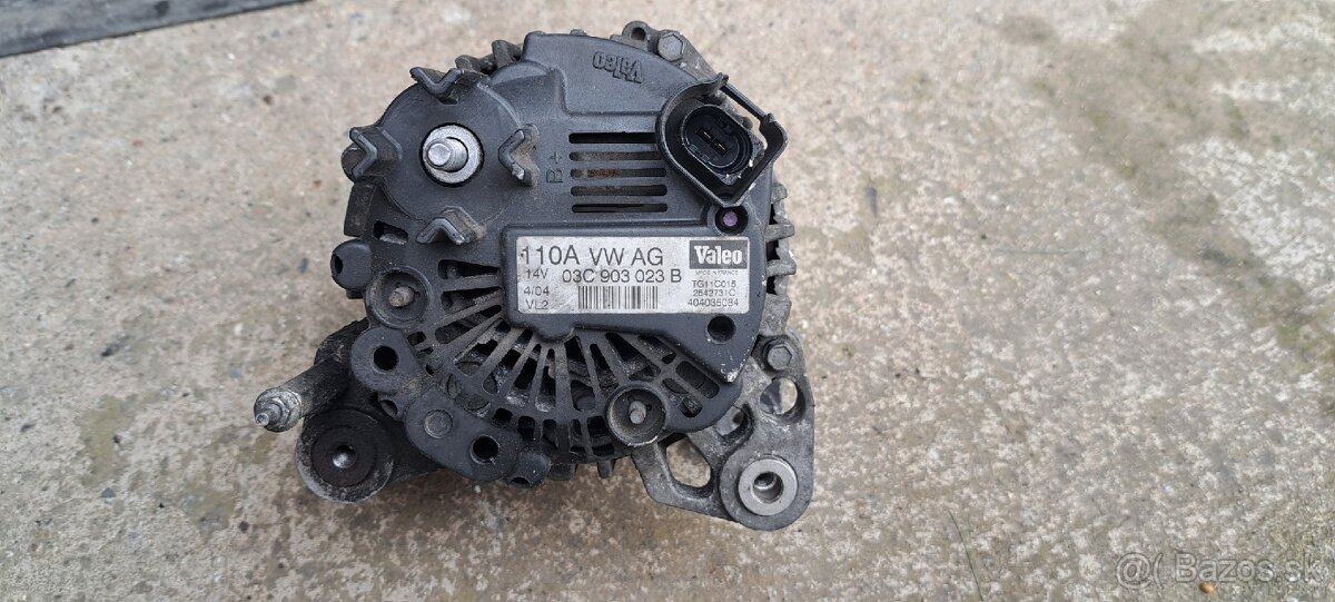 Alternátor 110A VW Group , FSI , Golf 5 , Audi - 2
