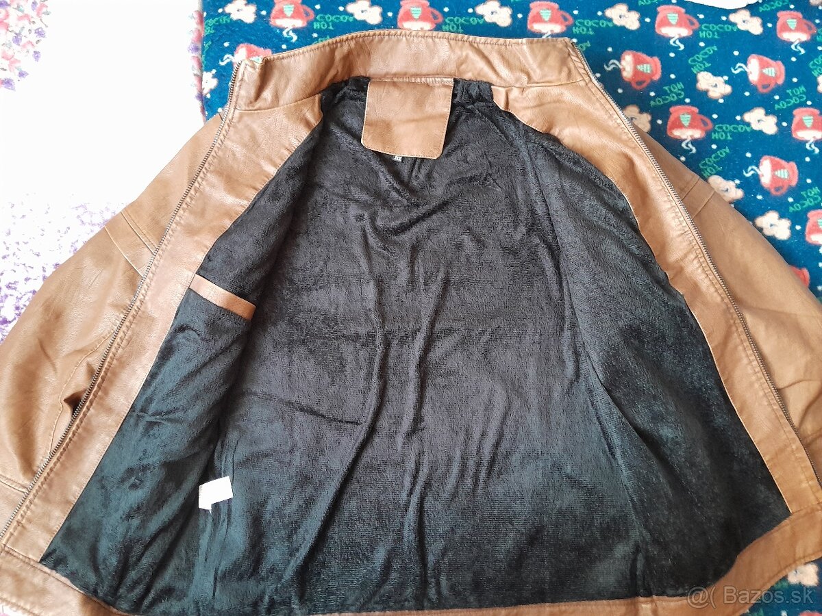 Zdravím, predám kožennú pánsku bundu zateplenú - 2