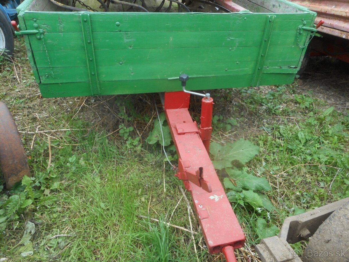 Vlecka za malotraktor BRZDENA - 2
