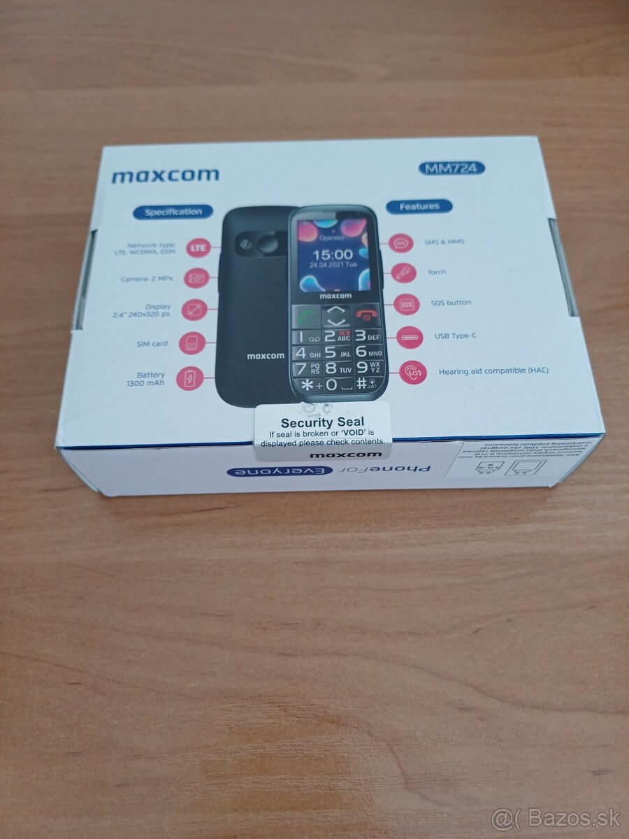 Maxcom MM724 - úplne nový, nerozbalený, kúpený 19. 11. 2025 - 2