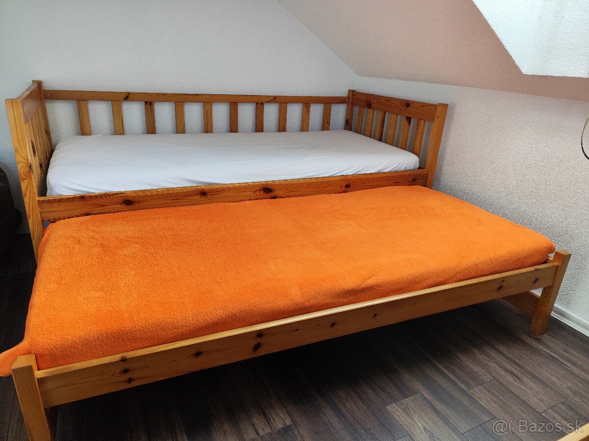 Rozkladacia posteľ 90x200 so šuflíkmi - 2