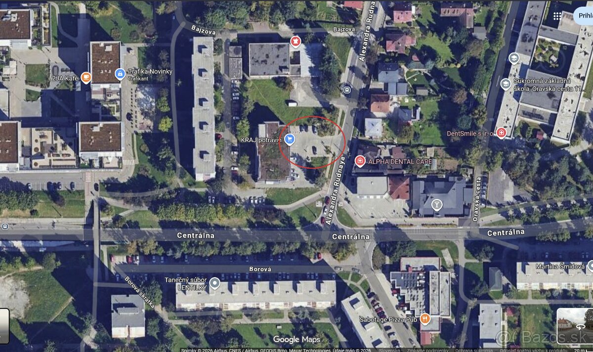 Prenájom parkovacie státie vonkajšie - 2