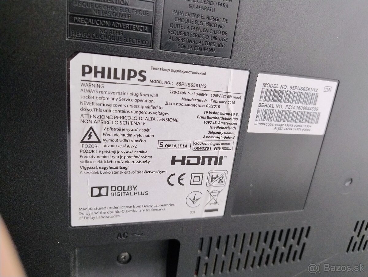 TV Philips 55 PUS 65 61 - 2