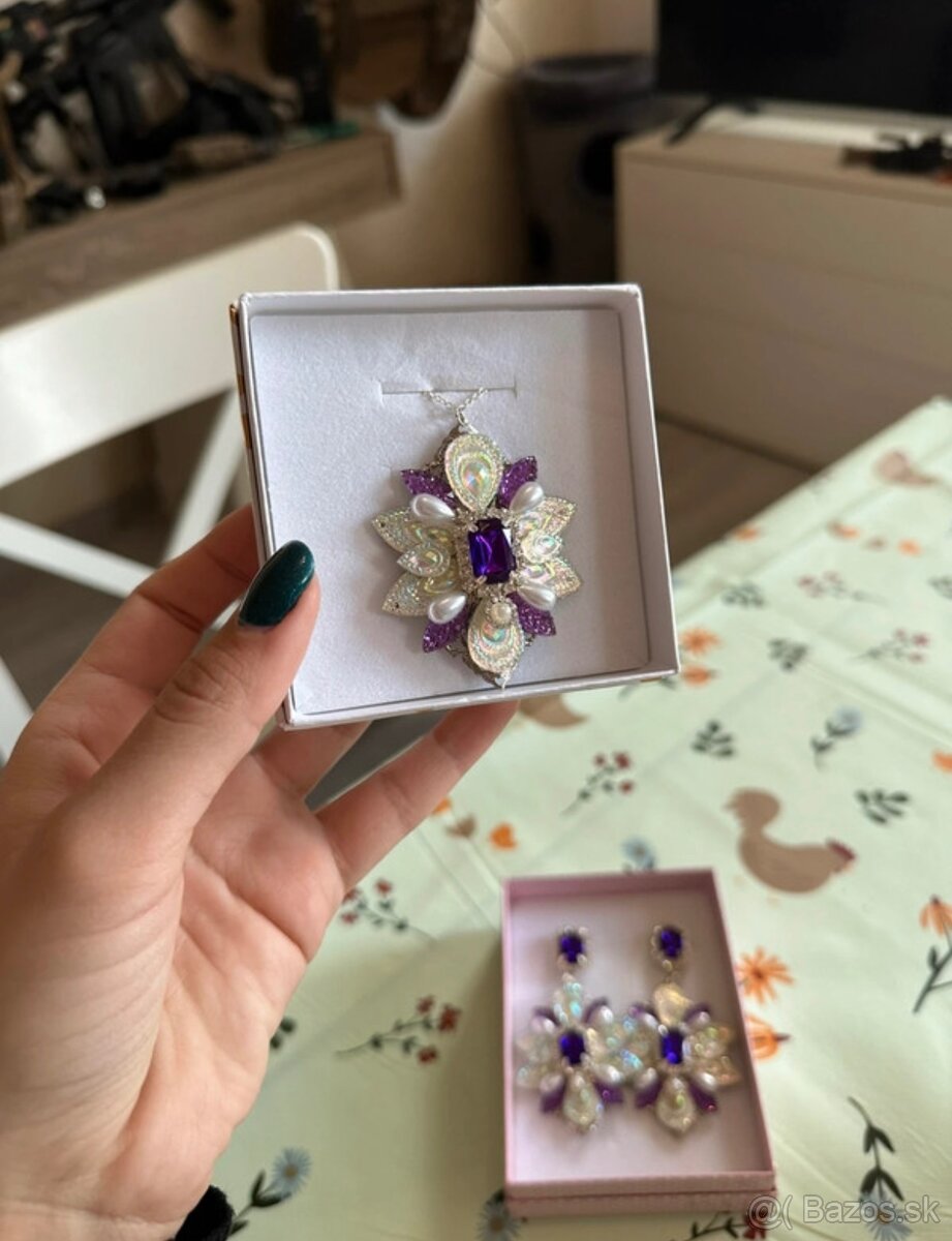 Krásny set náušnice a náhrdelník - 2