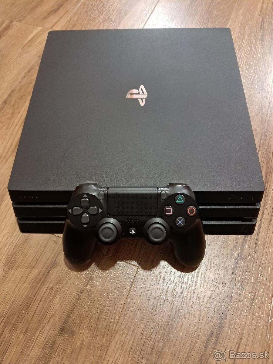 Ps4 PRO 1TB Black perfektný stav - 2
