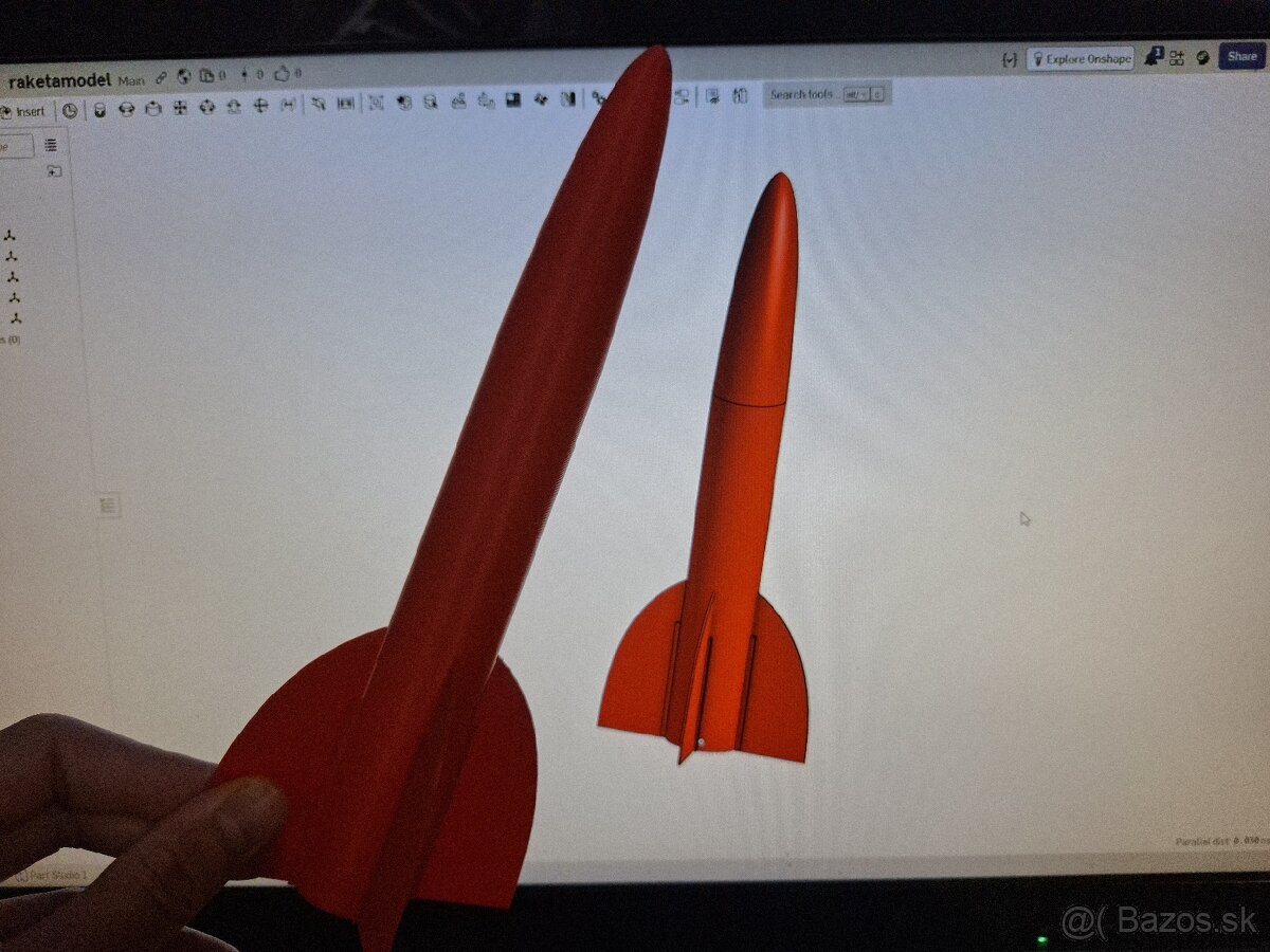 3D vytlačené diely (vlastný návrh) - 2