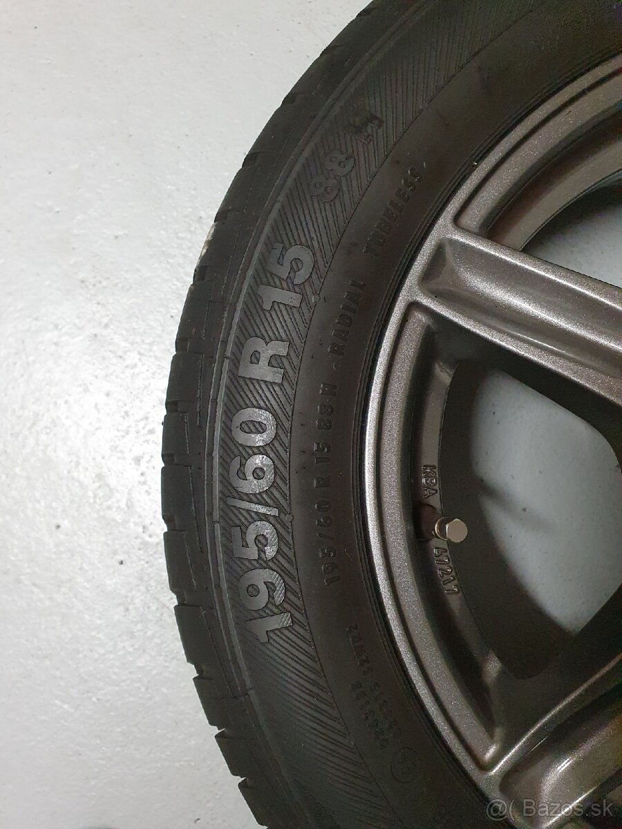 195/60R15 88H + disky - 2