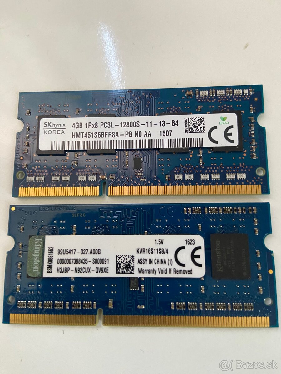 Ponúkam na predaj HDD SSD RAM NOTEBOOK DDR4 - 2